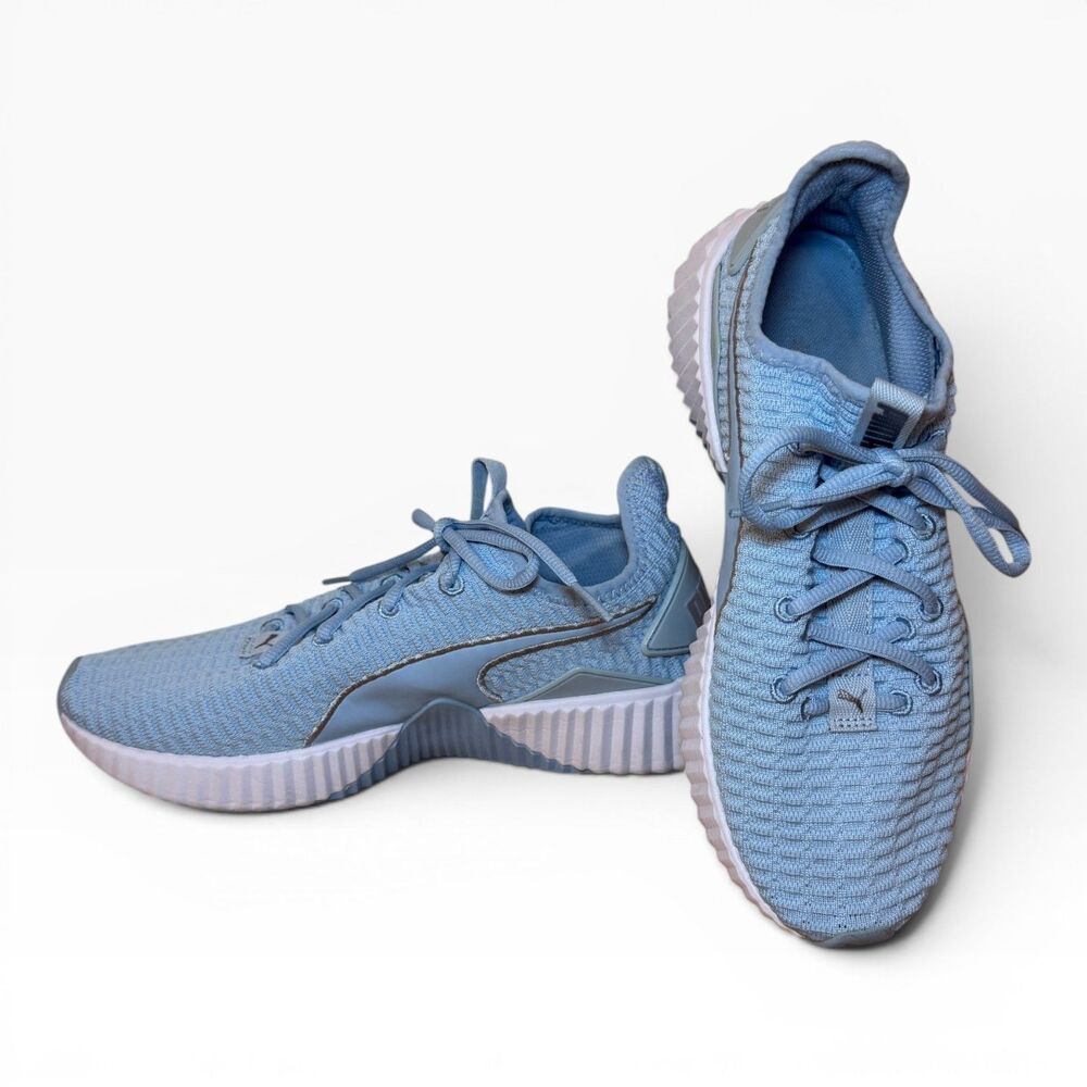 Puma Pacer Sneaker Lightweight Athletic Blue Shoes Size 7 Woman -PRE OWNED-